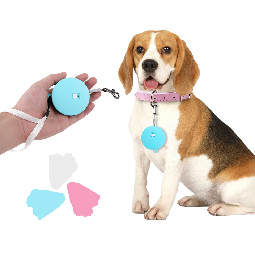 Einziehbare Hundeleine für kleine und mittelgrosse Hunde bis zu 10 kg mit 3 m starkem Nylonband, fre