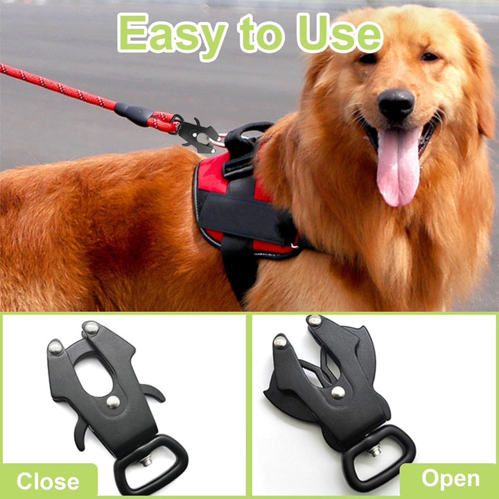 Frog Clip 2er Pack Platz Aluminium Locking Hundeleine Schnalle Drehbare Schnellverschlussschnalle Ro