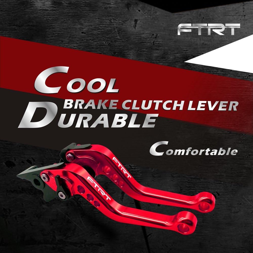 FTRT Kurze Brems- und Kupplungshebel, kompatibel mit CBR600RR CBR 600RR PC37 2003 2004 2005 2006, CB