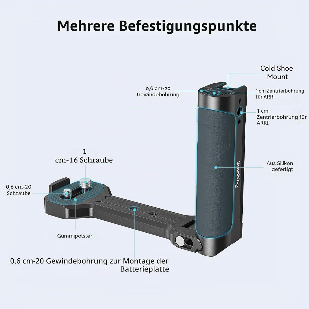 SMALLRIG Side Handle Seitengriff für DJI Ronin-S/SC / RS2 / RSC2 / RS 3 / RS 3 Pro/RS 3 Mini & ZHIYU