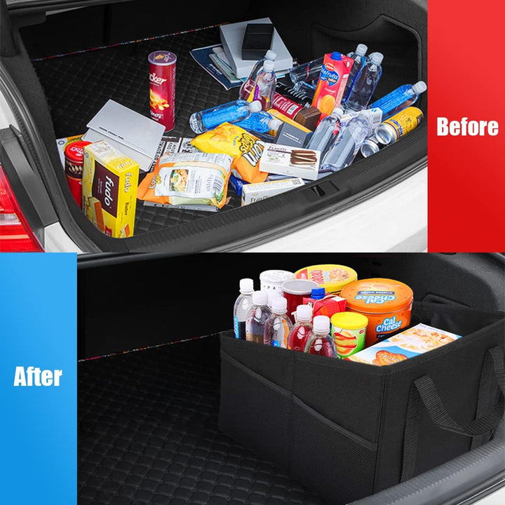 JNNJ Kofferraum Organizer Auto, Zusammenklappbarer Auto Organizer Kofferraum, Platzsparend Kofferrau