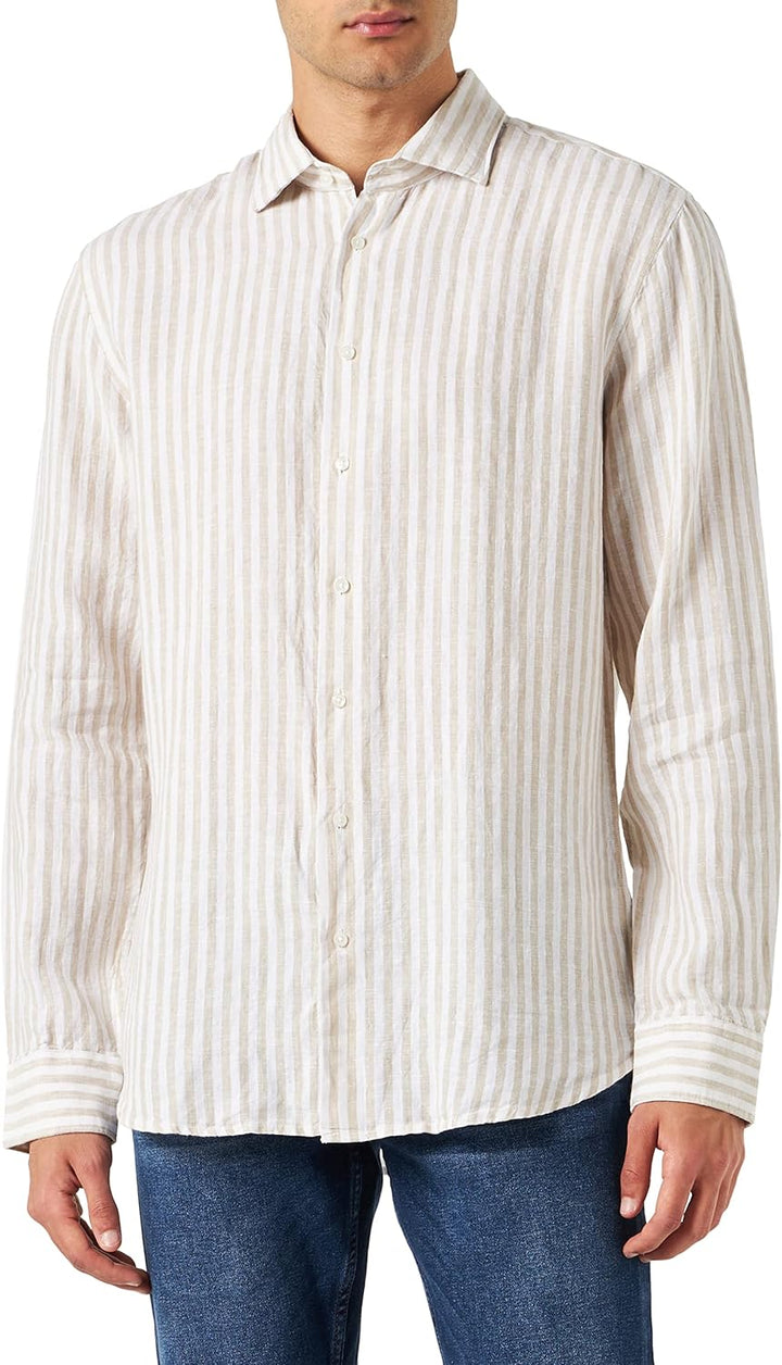 Seidensticker Herren Shaped Fit Langarm Hemd Shirt 38 Besch, 38 Besch