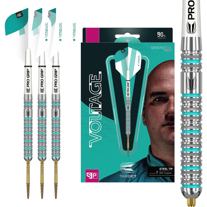 Target Darts Rob Cross 2 Gen 90% Wolfram Swiss Point Steeldarts-Set 23gr Single, 23gr Single
