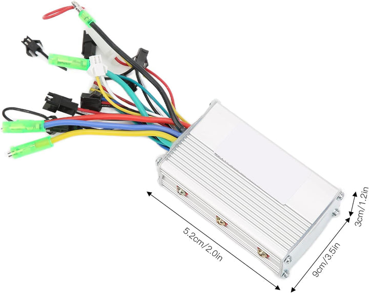 Alomejor E Bike Brushless Motor Controller, 24V/36V 350W Dual Mode Geschwindigkeitsregler für Elektr
