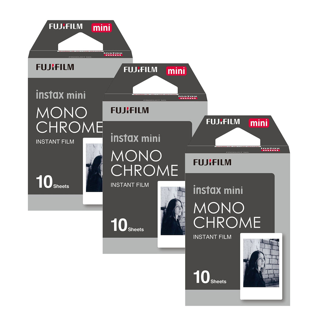 Fujifilm instax 3x10 Film mini Kamera, Monochrome WW1 schwarz/weiss