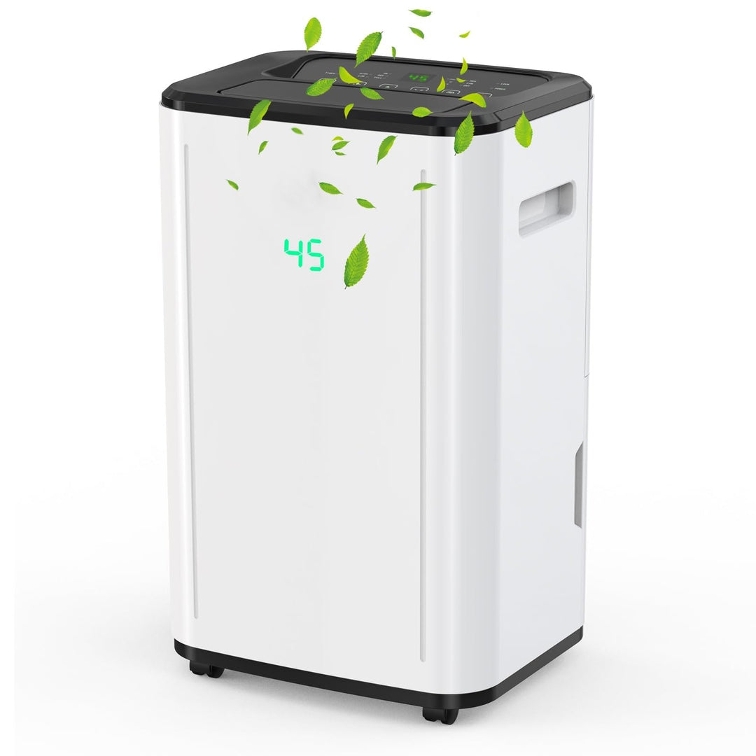 Luftentfeuchter Elektrisch 30L, Dehumifer Raumentfeuchter 30L/24H Raumgrösse Ca. 250m³, 6L Wassertan