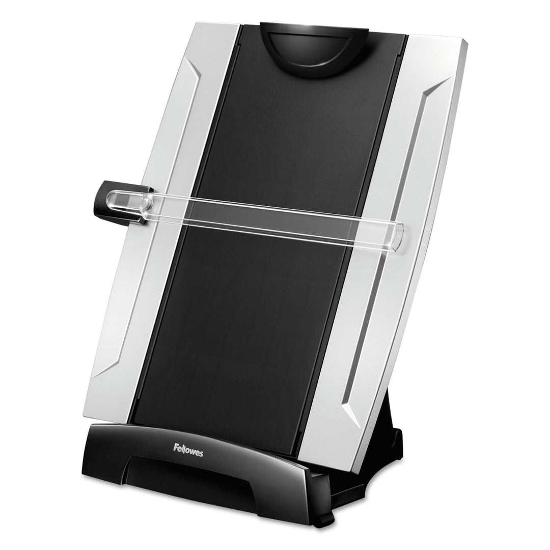 Fellowes Konzepthalter mit Memoboard hält bis zu 150 Blatt schwarz/silber Office Suites Konzepthalte