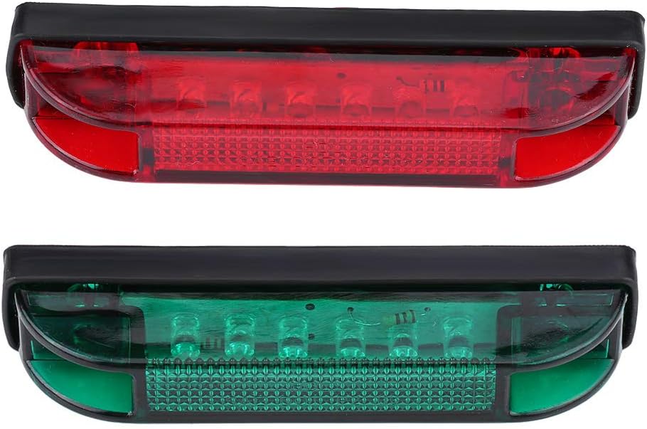 KIMISS 4Pcs Navigation RED & GREEN wasserdichte Signal-Birne beleuchtet Streifen-Lichtstrahl für Mar