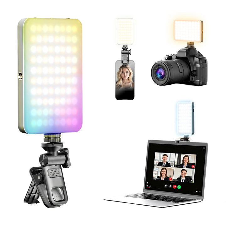 Videoleuchte, Rollei Lumis Mini Creator LED Dauerlicht Fotografie Kompatibel mit Kamera Handy Tablet