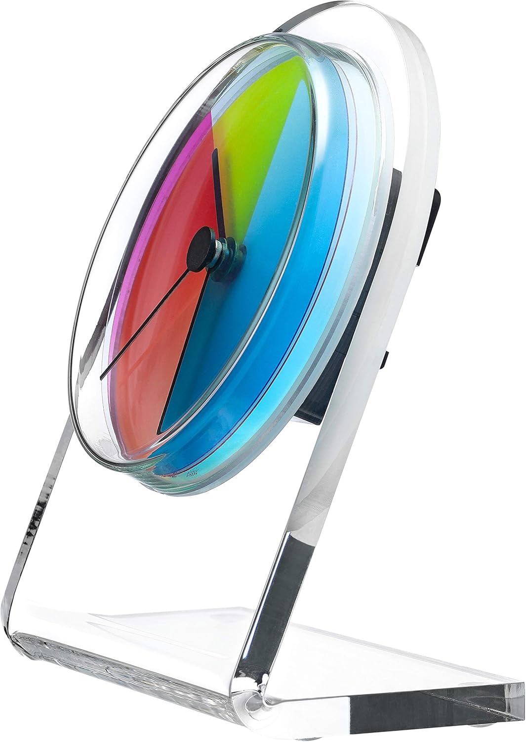 Rainbow emotion of colours Petriplex Classic, Acryl Tisch- und Regal Uhr (Buffetuhr)