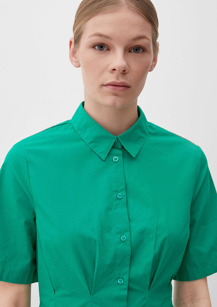 s.Oliver Kleid mit Kellerfalten 36 Grün, 36 Grün