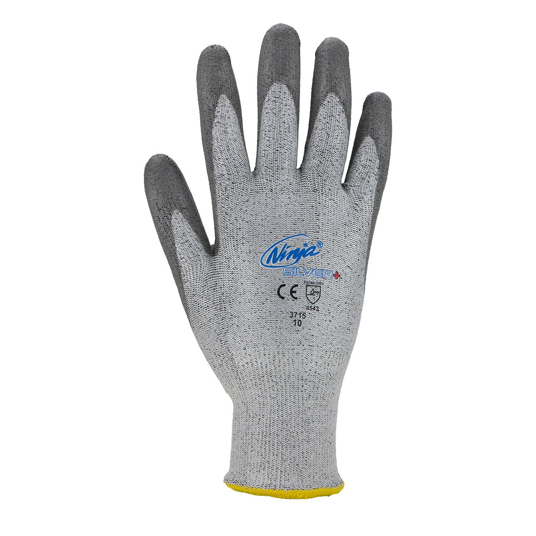 ASATEX Schnittschutz-Handschuh Ninja 3715, grau, Gr. 9 (12 Paar)