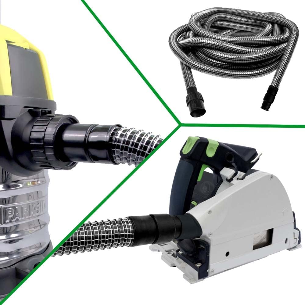 1a SCHLAUCH - Gewebeschlauch für Makita 446L, 446LX, 447M, VC4210M, VC3012M VC3012L kompatibel - Kni