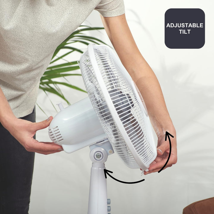Black+Decker Turmventilator BXTFA45E, 40, Kunststoff, Weiss 5 Klingen - Weiss, 5 Klingen - Weiss