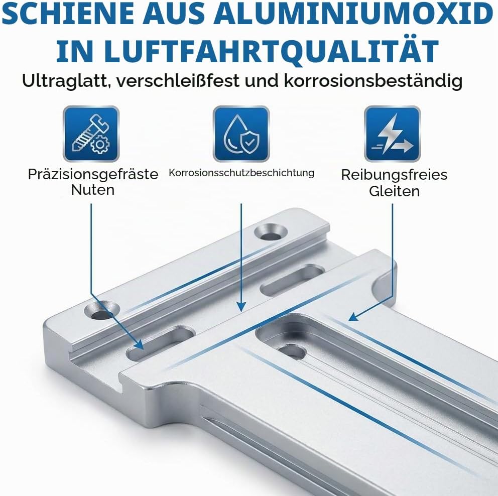 Gehrungslehre Führungsschiene Holzbearbeitungs-Tischsäge Einstellbare Winkellehre, Tischhandlauf-Zau