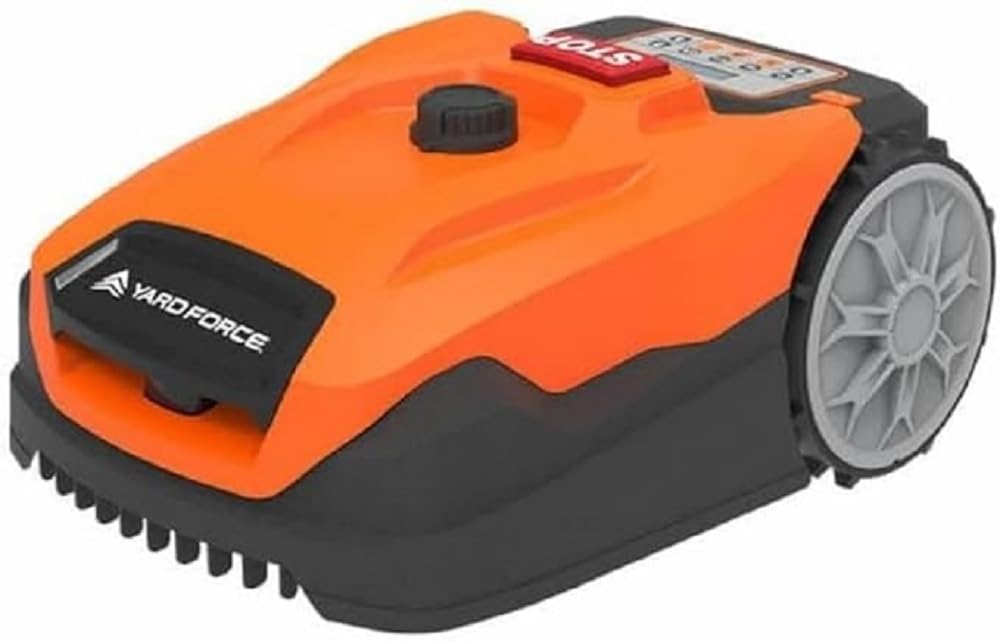 Yard Force Mähroboter XPower 400 bis zu 400 qm-Selbstfahrender Rasenmäher Roboter mit Bluetooth- und