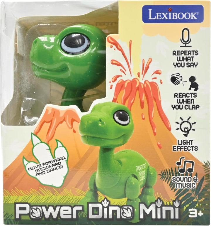 Lexibook Power Dino Mini - Mein Kleiner Roboterdinosaurier - Roboterdinosaurier mit Geräuschen, Musi