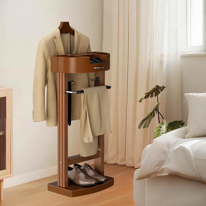 Stummer Diener Multifunktional aus Massiv Holz Herrendiener Stummer Diener Kleiderständer Stummer Di