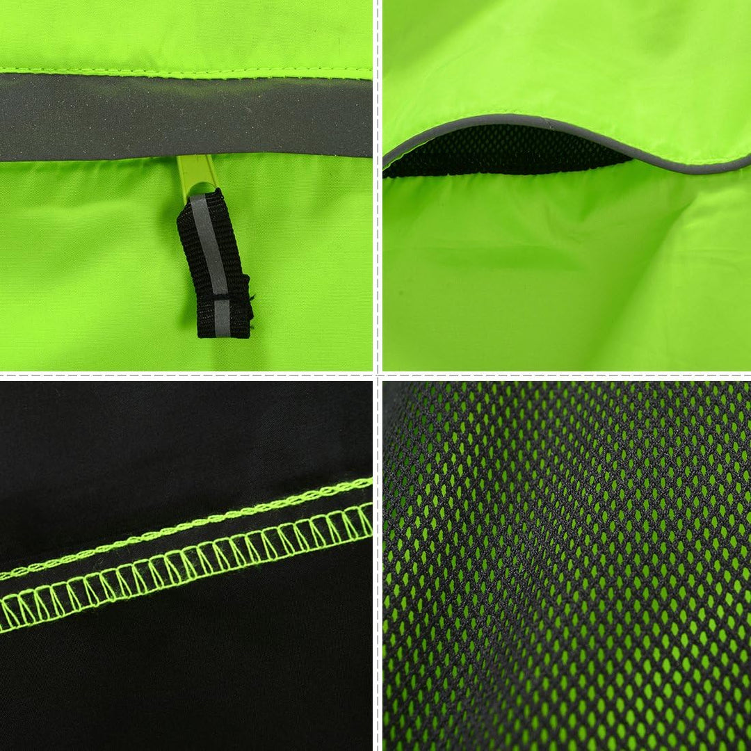 WOSAWE Herren-Fahrradjacke Winddichte wasserdichte MTB Mountainbike Jacket Für Radfahren, Joggen & W