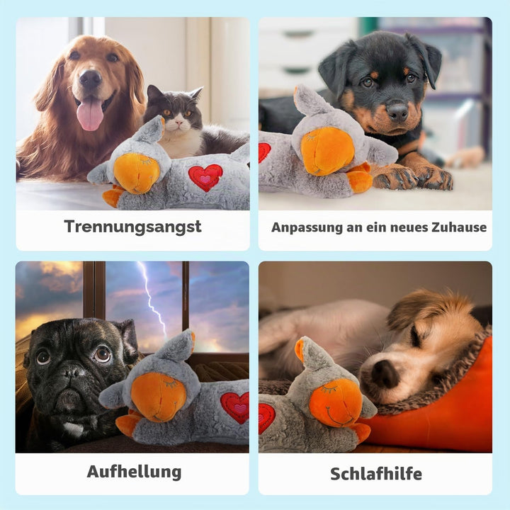 All For Paws Herzschlag-Welpenspielzeug, Angstlinderung für Hunde, graues Schaf, Haustierspielzeug,