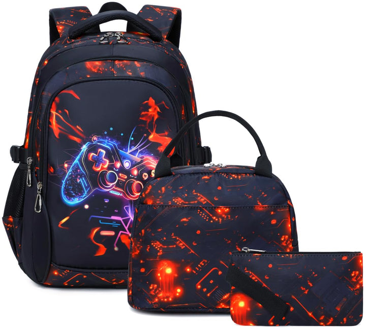 Schulrucksack Jungen Teenager Rucksäcke Kinder Schulranzen Grundschule Mittel Buchtasche Grosse Wass