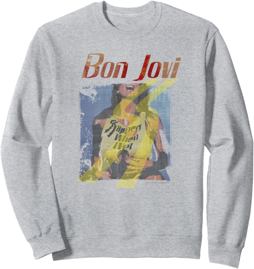 Bon Jovi Slippery When Wet Girl Sweatshirt