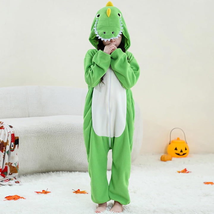 Kids Onesie Tier Suit Hooded Pyjamas Halloween Weihnachten Cosplay Kostüm für Jungen &amp; Mädchen 9-10