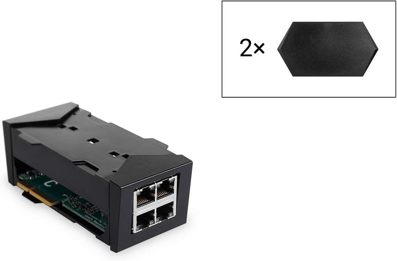 Turris MOX C (Ethernet) Module | 4X LAN Port 10/100/1000 Mbps (RJ-45), Connects Devices to Your Netw