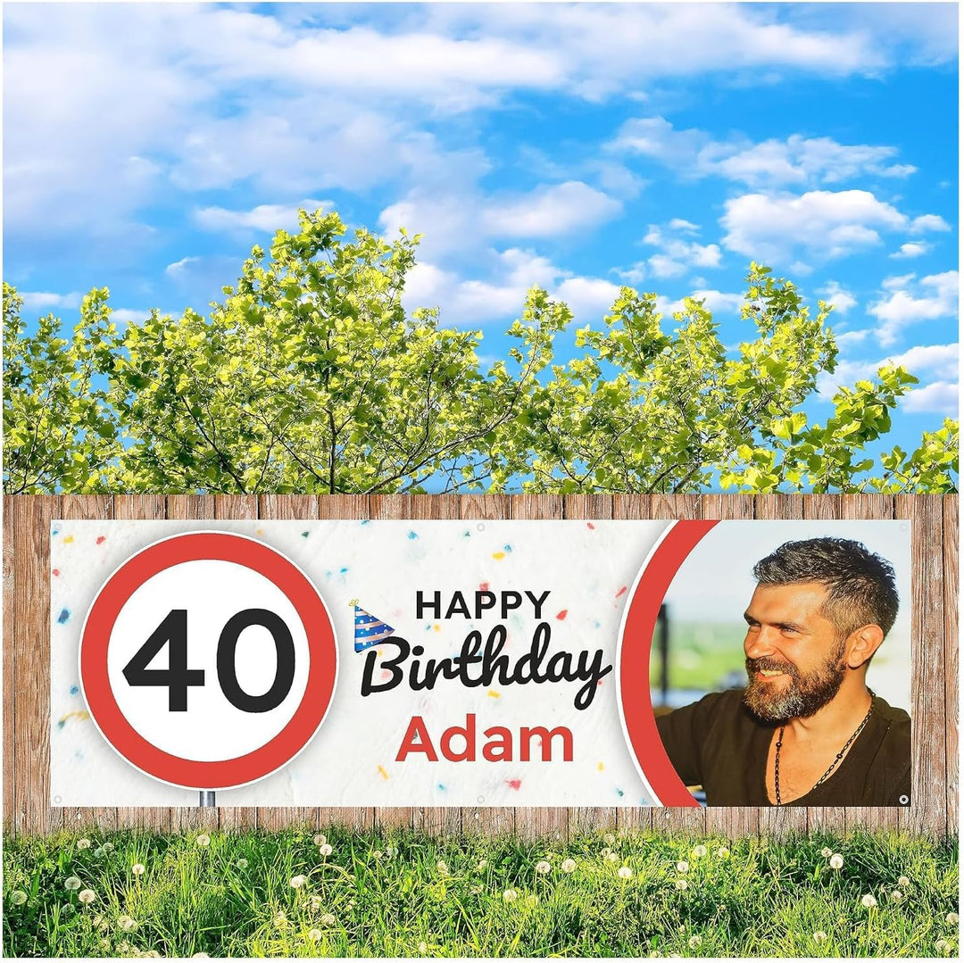 Geburtstagsbanner - XL Grössen - Überraschen Sie Ihr Kind - Happy Birthday Girlande - Banner Persona