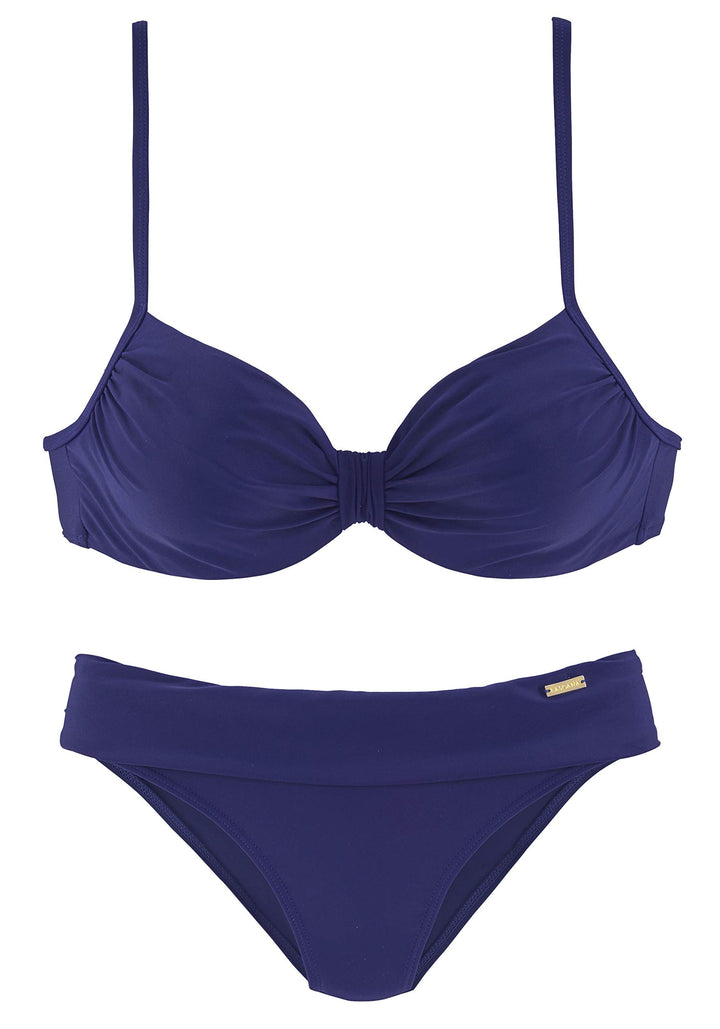 Lascana Damen Bügel-Bikini, 36B Blau