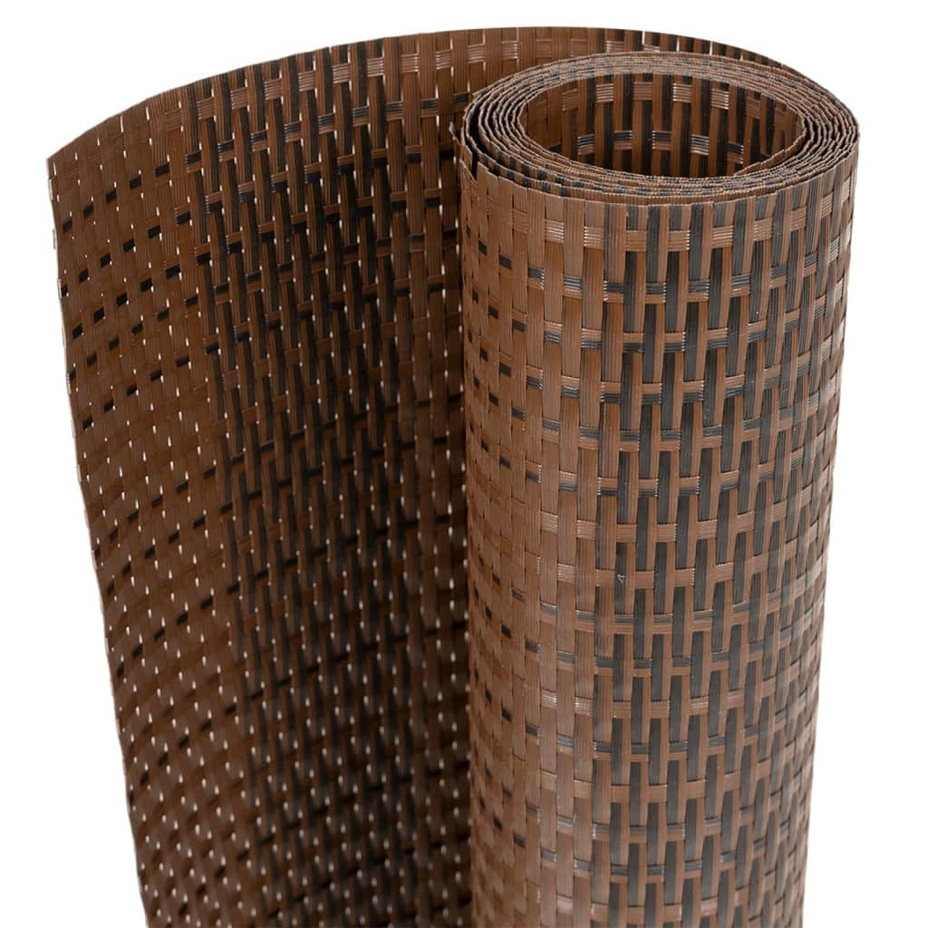 vidaXL Balkon Sichtschutz, Balkonbespannung Rattan-Optik, Sonnenschutz Windschutz für Terrasse Garte