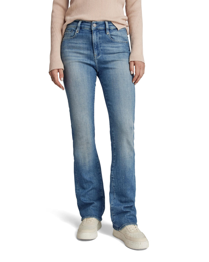 G-Star Damen Noxer Bootcut Jeans Blau (Antique Faded Lago Blue D21437-d441-g354) 24W / 28L, Blau (An