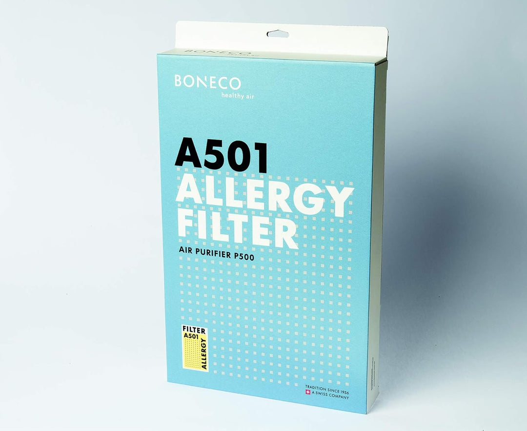 BONECO Allergiefilter A501 - Ersatzfilter für den Luftreiniger P500 - reduziert 99% der Allergene -