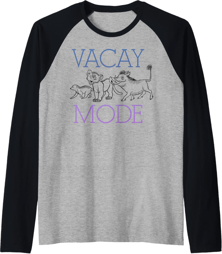 Disney The Lion King Live Action Sketch Vacay Mode Raglan