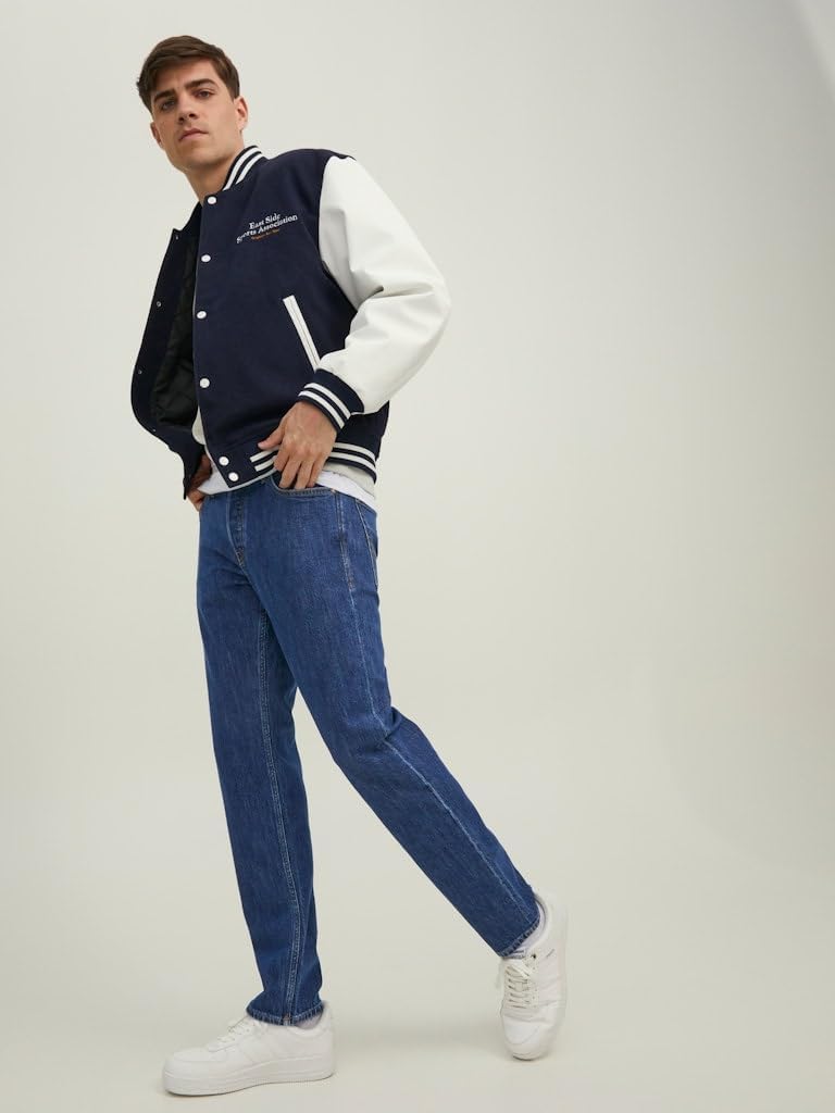 JACK & JONES Male Tapered fit Jeans JJIMIKE JJORIGINAL MF 486 NOOS Tapered fit Jeans 32W / 32L Blue
