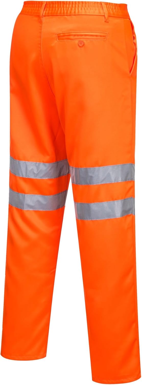 Portwest Warnschutz-Hose aus Polyester-Baumwolle RIS, Grösse: XXXL, Farbe: Orange, RT45ORRXXXL 3XL O