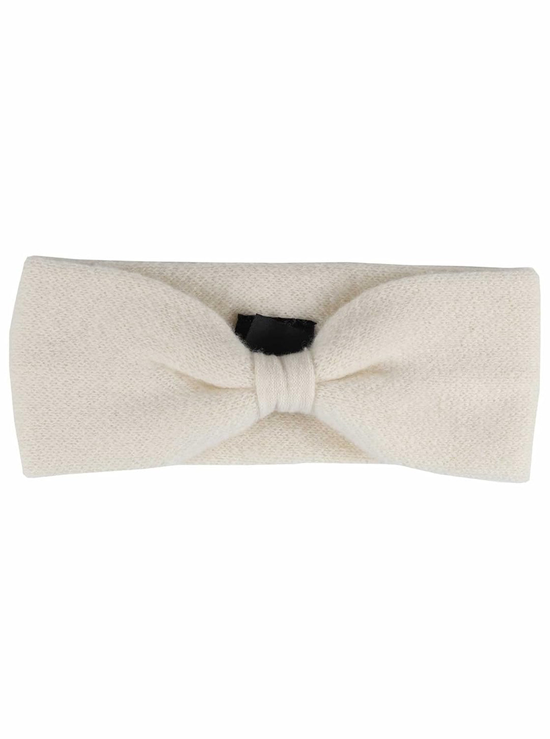 Zwillingsherz Stirnband aus 100% Kaschmir - Hochwertiges Kopfband im Uni Design für Damen Frauen- Wo