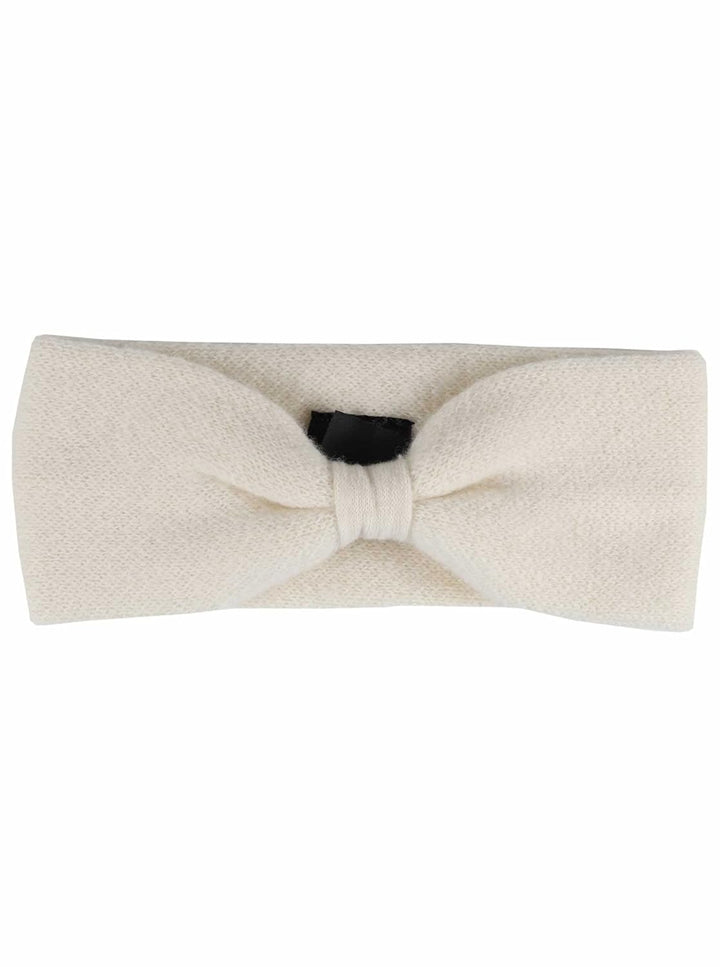 Zwillingsherz Stirnband aus 100% Kaschmir - Hochwertiges Kopfband im Uni Design für Damen Frauen- Wo