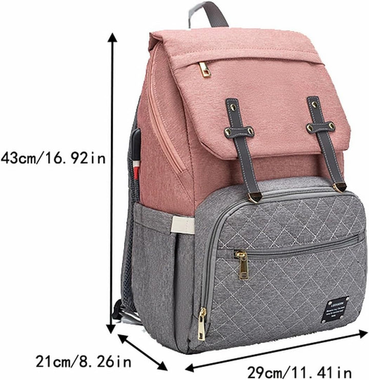 Leichte Muttertasche, multifunktional, grosses Fassungsvermögen, Rucksack für schwangere Frauen, Tas