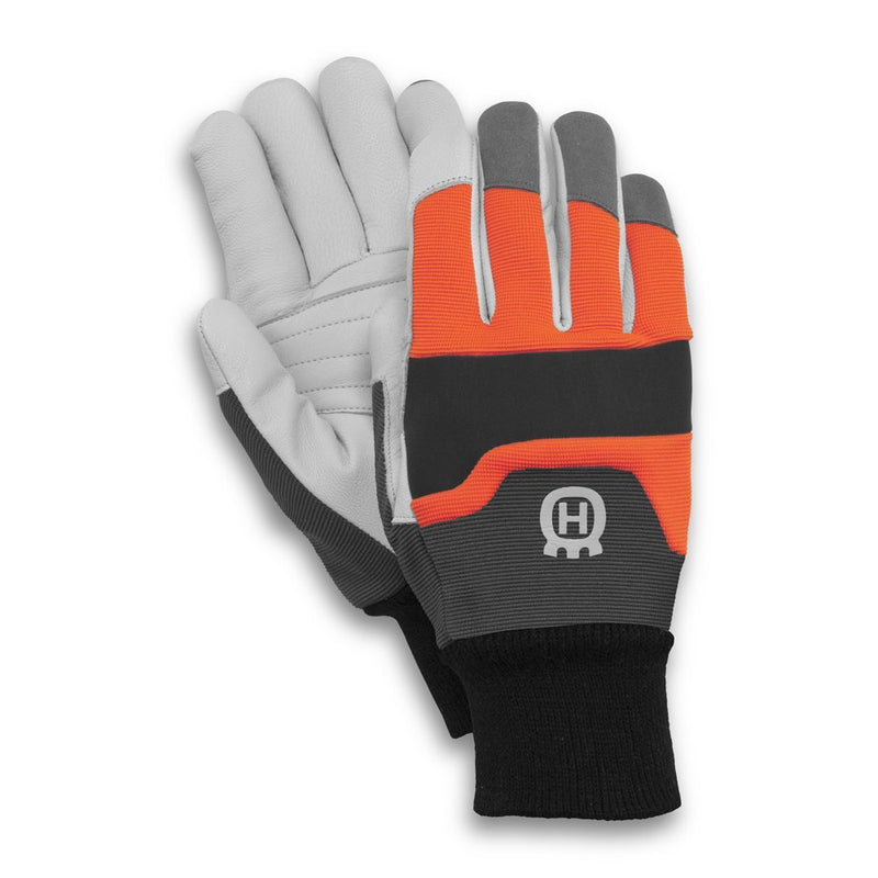 Husqvarna 579 38 02 – 12 Leder, Kunstleder, Neopren, orange 2Stück (S) Schutzhandschuh – Schutzhands