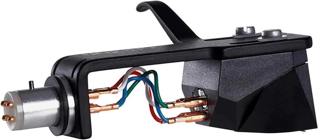 Ortofon 2M Black Premounted - 2M Black Tonabnehmer montiert am SH-4 Black Headshell | einfache Monta