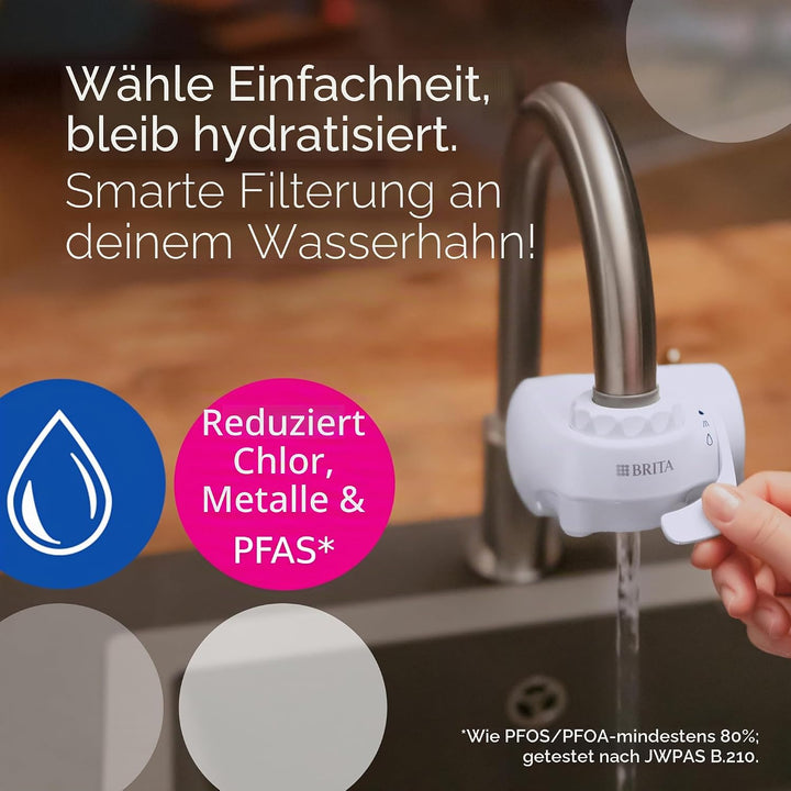 BRITA ON TAP V Wasserfiltersystem, inklusive 1 Kartusche: Nachhaltiges und gut schmeckendes Wasser d