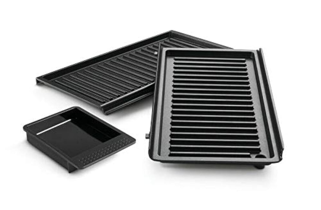 Set Grillplatten 5523110001 DLSK153 kompatibel / Ersatzteil für De’Longhi SW12 SW13 MultiGrill