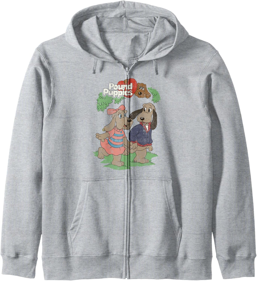 Pound Puppies Valentinstag Puppy Love Couple Shot Kapuzenjacke