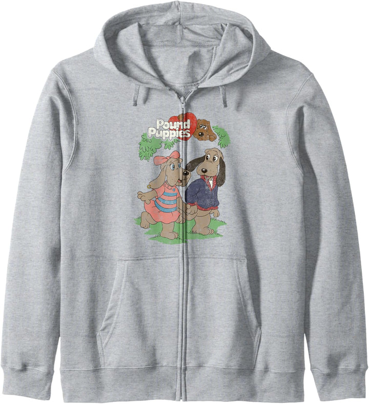 Pound Puppies Valentinstag Puppy Love Couple Shot Kapuzenjacke