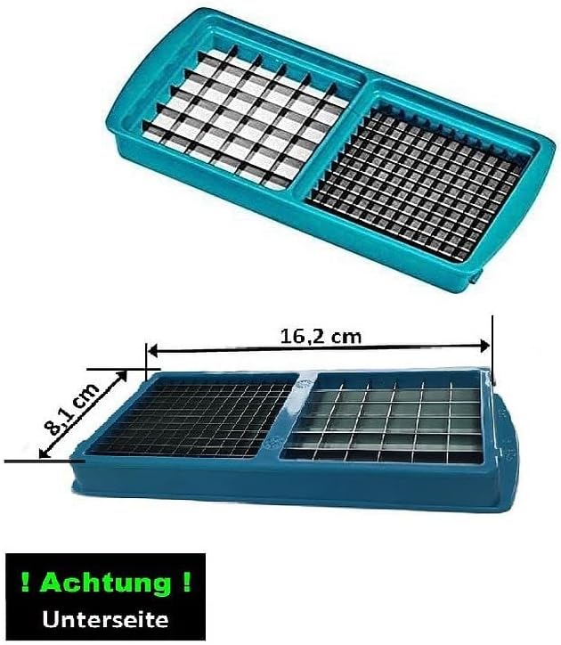 Einstaz Ersatzteil 6x6 u. 12x12mm für Nicer Dicer Plus und Fusion Achtung Masse beachten vor dem Kau
