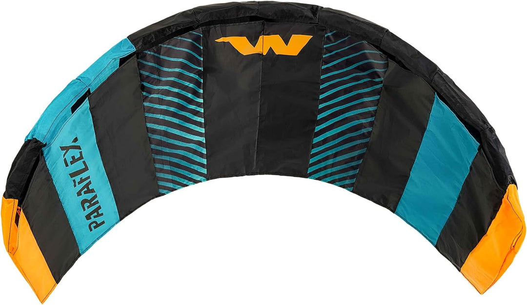 Wolkenstürmer® Paraflex Basic 2-Leiner Lenkmatte 1.2 (türkis) - Kite Drachen mit Flugschlaufen – Zwe