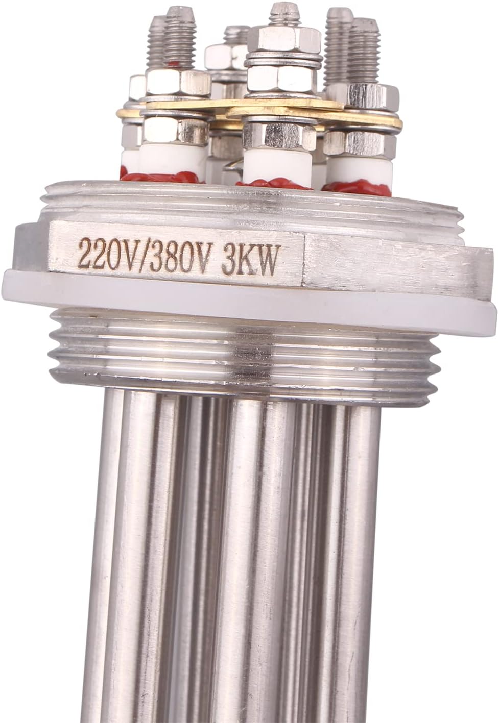 DERNORD 1-1/2 Zoll Heizelement U Typ Elektrische Brühwasser Heizung BSP Gewinde Edelstahlflansch (22
