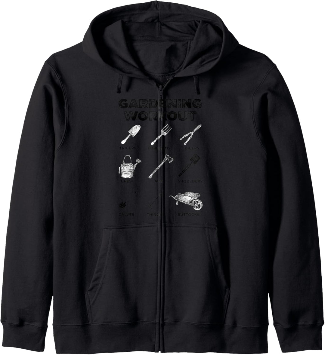 Gartenarbeit Workout Gärtner Werkzeuge Strauch Garten Rasenm Kapuzenjacke