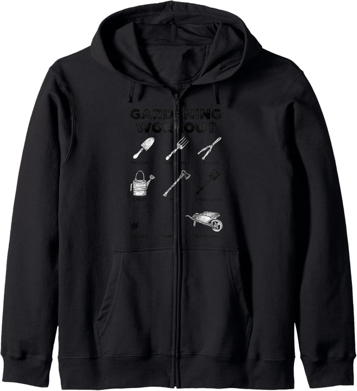 Gartenarbeit Workout Gärtner Werkzeuge Strauch Garten Rasenm Kapuzenjacke